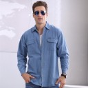 Herren-Jeanshemd F632 7