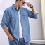 Herren-Jeanshemd F632 3