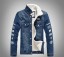 Herren-Jeansjacke mit Fell F1313 5