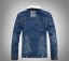 Herren-Jeansjacke mit Fell F1313 1