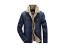 Herren-Jeansjacke mit Pelzmantel J1415 5