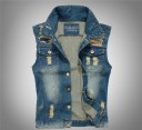 Herren-Jeansweste F1284 3