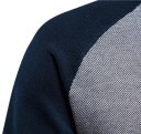 Herren-Kardigan mit langen Ärmeln Baumwollpullover mit Elasthan mit Reißverschluss Moderner Pullover für die Arbeit und Freizeit Verschiedene Farben 5