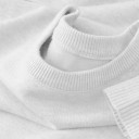 Herren klassischer gestrickter Pullover mit langen Ärmeln Einfarbiger weicher leichter lässiger Pullover Polyester Rundhalsausschnitt Verschiedene Farben 23