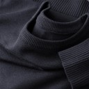 Herren klassischer gestrickter Pullover mit langen Ärmeln Einfarbiger weicher leichter lässiger Pullover Polyester Rundhalsausschnitt Verschiedene Farben 27