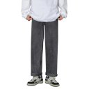 Herren Lässige Lange Gerade Jeans Weites Bein Bequeme Denimhose für Freizeitmode Streetwear-Stil 3