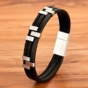 Herren-Lederarmband H338 1