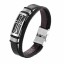 Herren-Lederarmband mit Kreuz 2