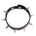 Herren-Lederarmband mit Spikes H231 1