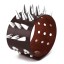 Herren-Lederarmband mit Spikes H331 5