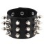 Herren-Lederarmband mit Spikes 7