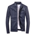 Herren-Lederjacke mit Fell J2067 12