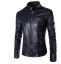 Herren-Lederjacke mit Kragen J2068 4