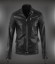 Herren-Lederjacke mit Totenkopf – Schwarz 2