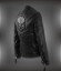 Herren-Lederjacke mit Totenkopf – Schwarz 3