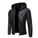 Herren Lederjacke schwarz 6