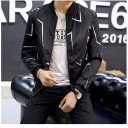 Herren leichte Jacke mit Muster J1432 2