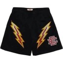 Herren Mesh Gym Sport Shorts Lockere Sommershorts mit elastischer Taille Blitzdruck Fitness-Trainingsshorts 2