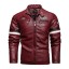 Herren-Motorradjacke aus Leder 8