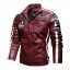 Herren-Motorradjacke aus Leder 3