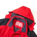 Herren Outdoorjacke mit Kapuze und Mesh-Futter Wasserdichte Wanderjacke mit Ventilationselementen Funktionelle Jacke für die Berge und die Stadt 5