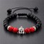 Herren-Perlenarmband mit Helm 22