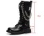 Herren-Punk-Schuhe mit Kette 1