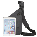Herren Reise Brusttasche Umhängetasche Sporttasche mit Diebstahlschutz und Spritzwasserschutz Multifunktionale Lauftasche 6