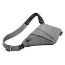 Herren Reise Brusttasche Umhängetasche Sporttasche mit Diebstahlschutz und Spritzwasserschutz Multifunktionale Lauftasche 9