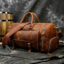 Herren-Reisetasche aus Leder T476 1