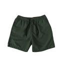 Herren shorts badebukser Med snøre Enfarvet Polyester Hurtigtørrende Sommer badebukser til strand, pool og ferie 20