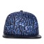 Herren-Snapback in interessantem Design - Blau 2