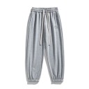 Herren Sweatpants einfarbig mit Taschen und Kordelzug, Polyester, Baumwolle, bequemer Schnitt, ideal für Freizeit und Sport 7