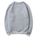 Herren Sweatshirt einfarbig in verschiedenen Farben Bequeme Sweatshirt aus Polyester für den täglichen Gebrauch Stilvolle Grundausstattung für Männer 2