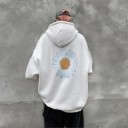 Herren-Sweatshirt mit einer Blume 3