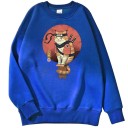 Herren-Sweatshirt mit Katze 13