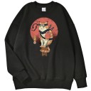 Herren-Sweatshirt mit Katze 2