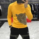 Herren-Sweatshirt mit Leopardenmuster 6