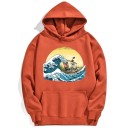 Herren-Sweatshirt mit Schiffsaufdruck 13