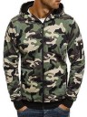 Herren-Sweatshirt mit Tarnmuster F107 6