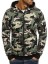 Herren-Sweatshirt mit Tarnmuster F107 6