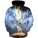 Herren-Sweatshirt mit Wolf 2