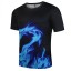 Herren-T-Shirt mit 3D-Drachen-Print J1462 1