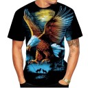 Herren-T-Shirt mit Adler-Aufdruck T2186 2