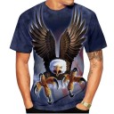 Herren-T-Shirt mit Adler-Aufdruck T2186 5