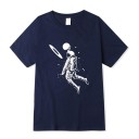 Herren-T-Shirt mit einem Kosmonauten T2204 11