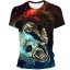 Herren-T-Shirt mit Wolfsprint T2081 12