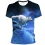 Herren-T-Shirt mit Wolfsprint T2081 1