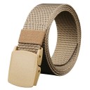 Herren Taktischer Gürtel 120 x 3,8 cm Verstellbarer Nylon Gürtel mit strapazierfähiger Kunststoffschnalle Militärischer Arbeitsgürtel für Outdoor und Wandern 4