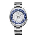 Herren Taucheruhr mit Datum Geriffeltes Zifferblatt Saphirglas Wasserdicht bis 200 m Gehäuse 43,8 mm Edelstahl 316L Zum Schwimmen und Tauchen 11